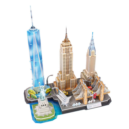 Revell 3d puzzel bouwpakket - new york skyline 123st.