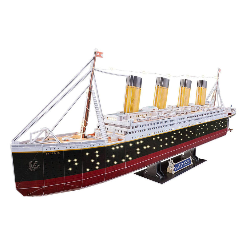 Afbeelding laden in galerijviewer, Revell 3d puzzel bouwpakket - rms titanic led edition 266st.
