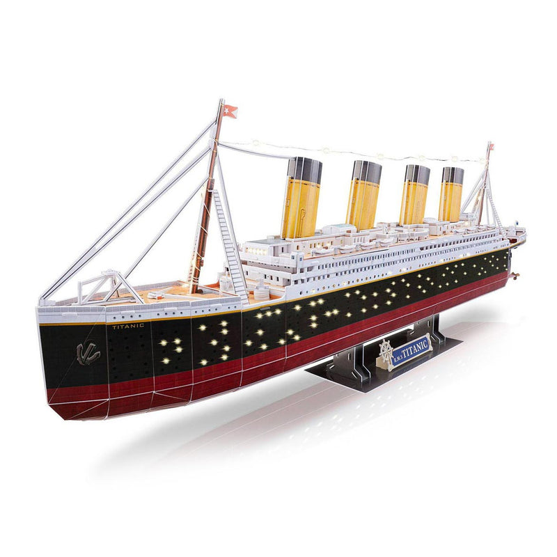 Afbeelding laden in galerijviewer, Revell 3d puzzel bouwpakket - rms titanic led edition 266st.
