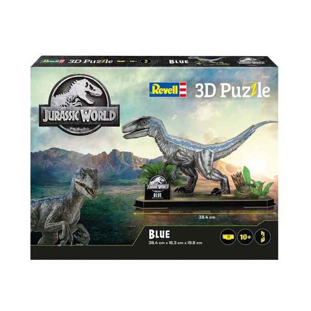 Afbeelding laden in galerijviewer, Revell 3d puzzel bouwpakket jurassic world - velociraptor - 57dlg.
