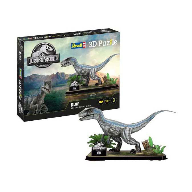 Afbeelding laden in galerijviewer, Revell 3d puzzel bouwpakket jurassic world - velociraptor - 57dlg.
