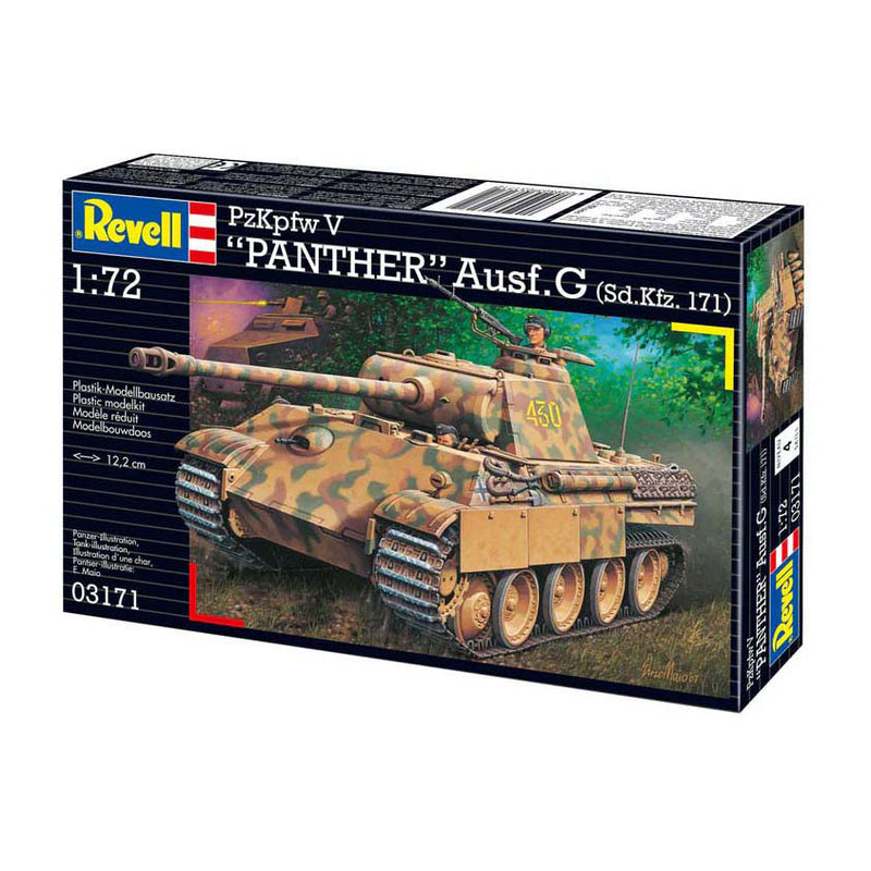 Afbeelding laden in galerijviewer, Revell modelbouwpakket - panther ausf.g 1:72 - 124dlg.
