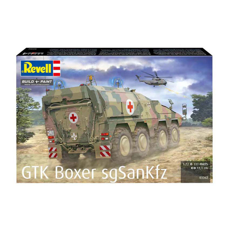 Afbeelding laden in galerijviewer, Revell modelbouwpakket - gtk boxer sgsankfz 1:72 - 111st.
