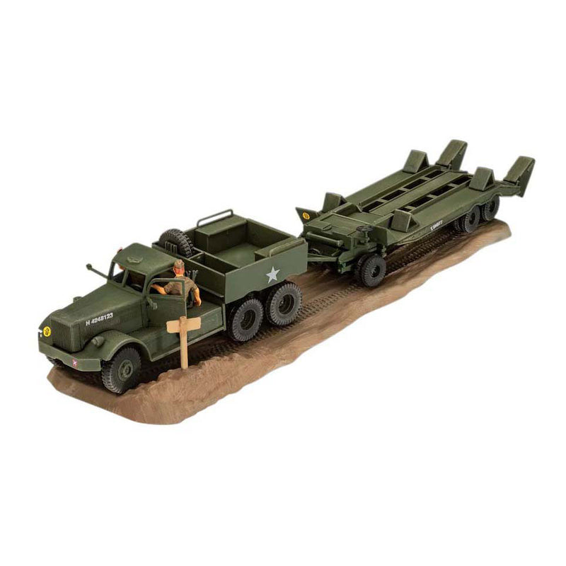 Afbeelding laden in galerijviewer, Revell modelbouwpakket - m19 tank transporter 1:76 - 140dlg.
