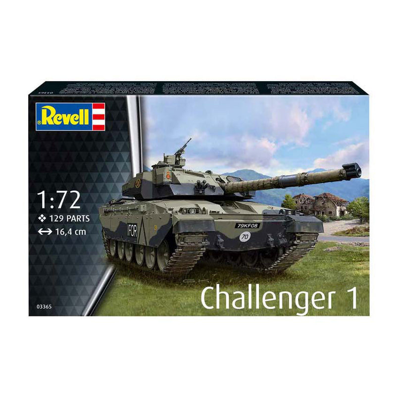Afbeelding laden in galerijviewer, Revell modelbouwpakket - challenger 1 1:72 - 129dlg.
