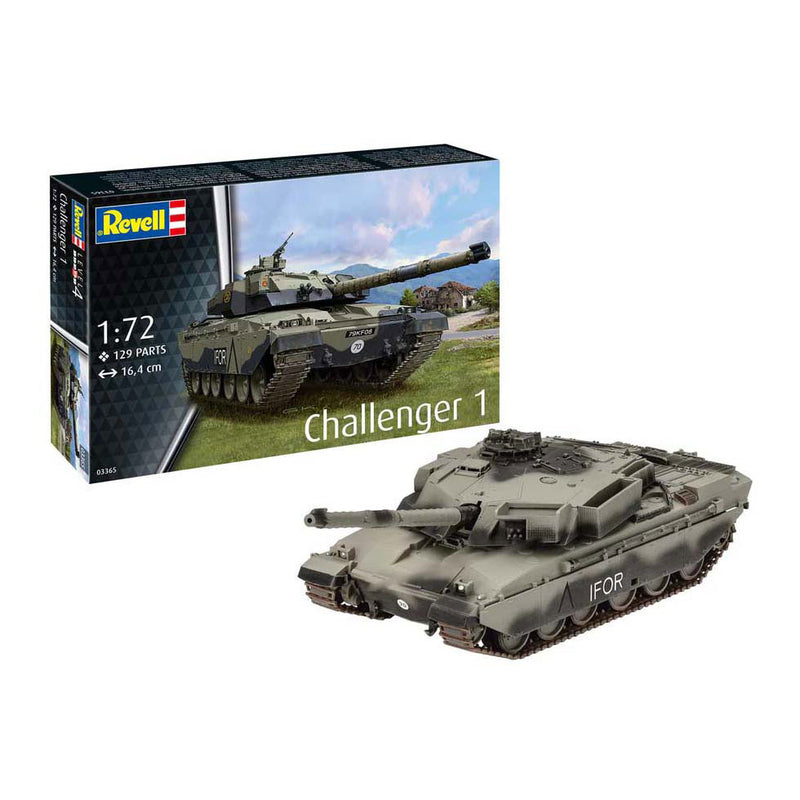 Afbeelding laden in galerijviewer, Revell modelbouwpakket - challenger 1 1:72 - 129dlg.
