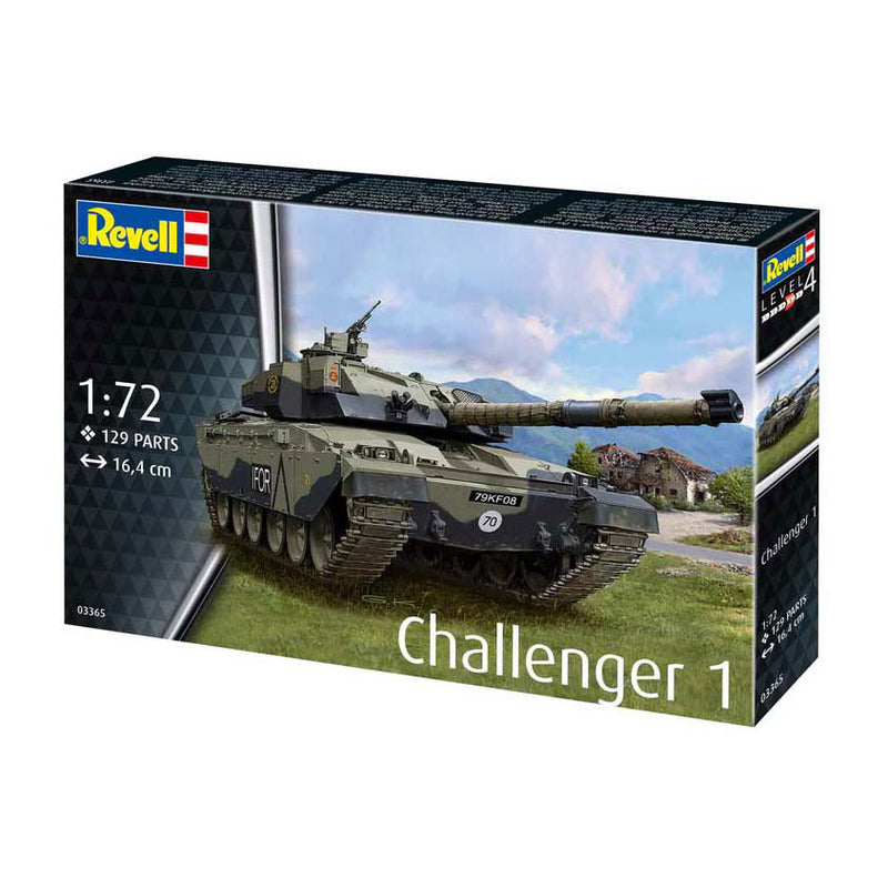 Afbeelding laden in galerijviewer, Revell modelbouwpakket - challenger 1 1:72 - 129dlg.
