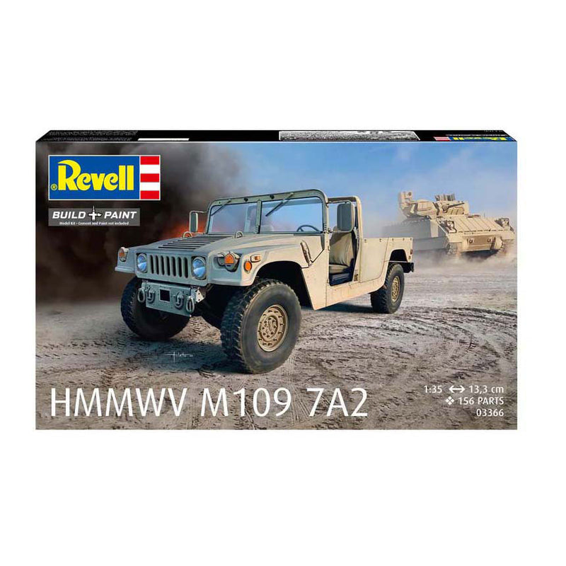 Afbeelding laden in galerijviewer, Revell modelbouwpakket - hmmwv m109 7a2 1:35 - 156dlg.
