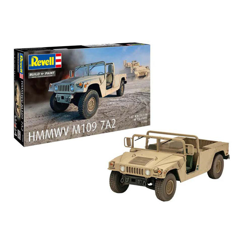 Afbeelding laden in galerijviewer, Revell modelbouwpakket - hmmwv m109 7a2 1:35 - 156dlg.
