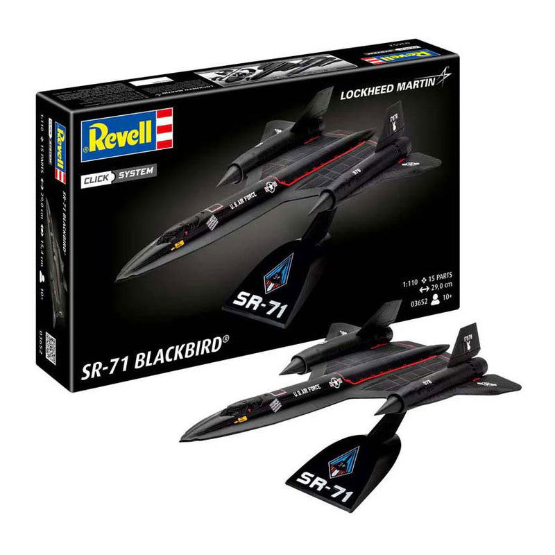Afbeelding laden in galerijviewer, Revell modelbouwpakket - lockheed sr-71 blackbird - 15dlg.
