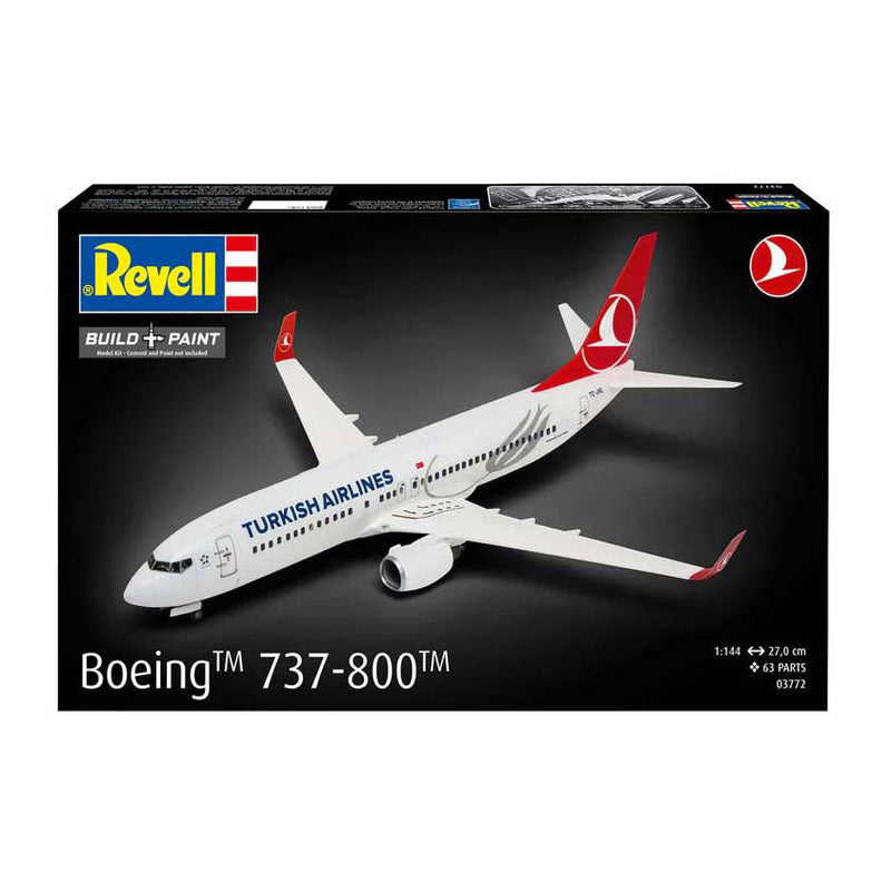 Afbeelding laden in galerijviewer, Revell modelbouwpakket - boeing 737-800 turkish airlines 1:144 - 63dlg.
