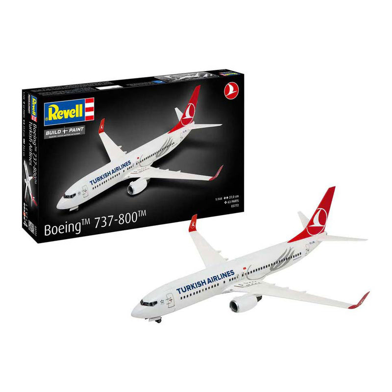 Afbeelding laden in galerijviewer, Revell modelbouwpakket - boeing 737-800 turkish airlines 1:144 - 63dlg.
