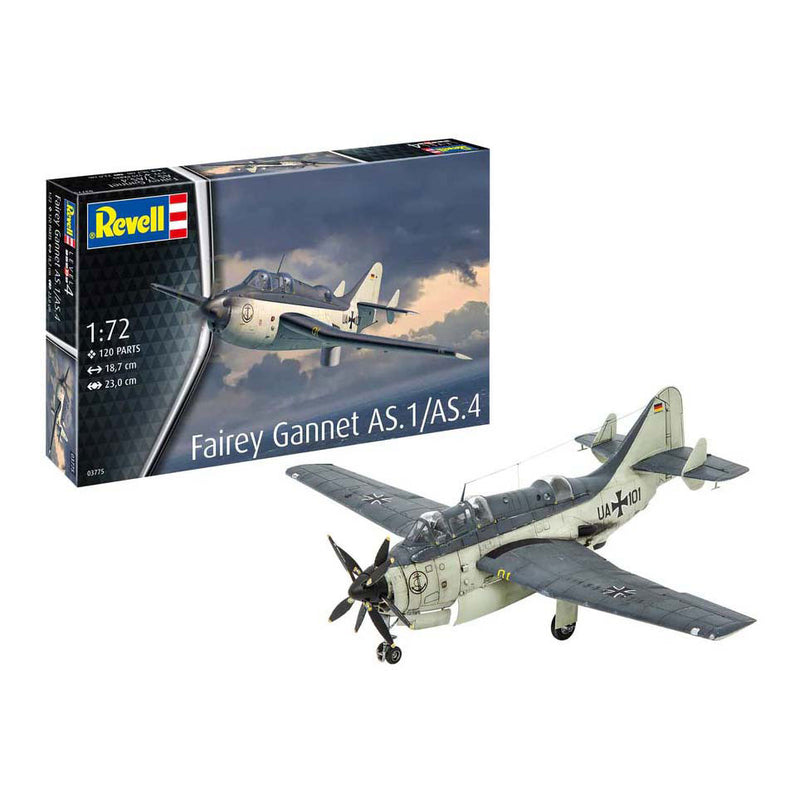 Afbeelding laden in galerijviewer, Revell modelbouwpakket - fairey gannet as.1 as.4
