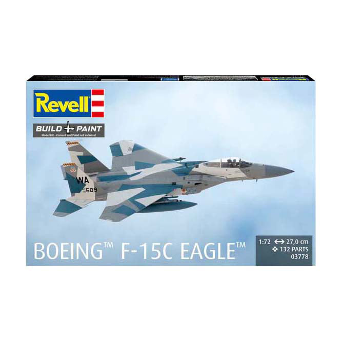 Afbeelding laden in galerijviewer, Revell modelbouwpakket - boeing f-15c eagle 1:72 - 200dlg.
