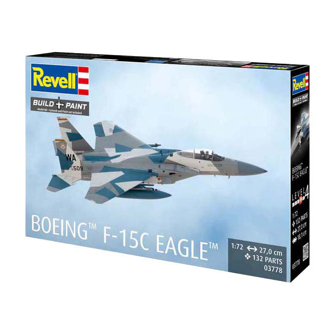 Afbeelding laden in galerijviewer, Revell modelbouwpakket - boeing f-15c eagle 1:72 - 200dlg.
