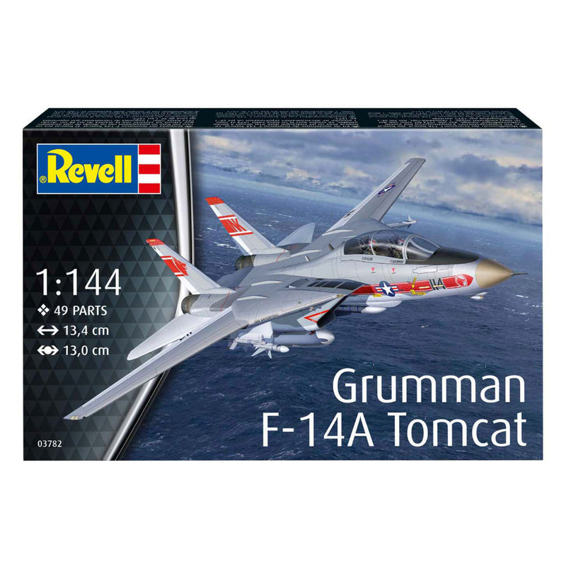 Afbeelding laden in galerijviewer, Revell modelbouwpakket vliegtuigen - 03782 grumman f-14a tomcat - straaljager plastic - 1:144 - modelbouw
