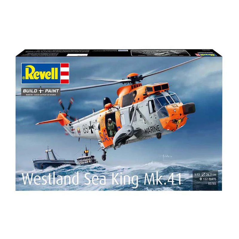 Afbeelding laden in galerijviewer, Revell modelbouwpakket - westland sea king mk. 41 1:72 - 132dlg.
