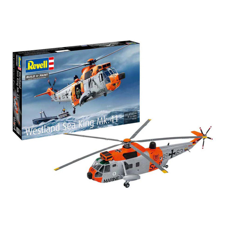 Afbeelding laden in galerijviewer, Revell modelbouwpakket - westland sea king mk. 41 1:72 - 132dlg.
