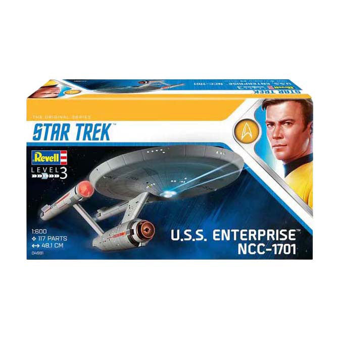 Afbeelding laden in galerijviewer, Revell modelbouwpakket - u.s.s. enterprise ncc-1701 1:600 - 117dlg.
