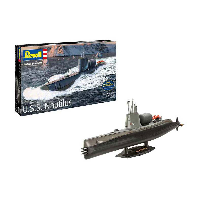Afbeelding laden in galerijviewer, Revell modelbouwpakket - u.s.s. nautilus 1:305 - 30dlg.
