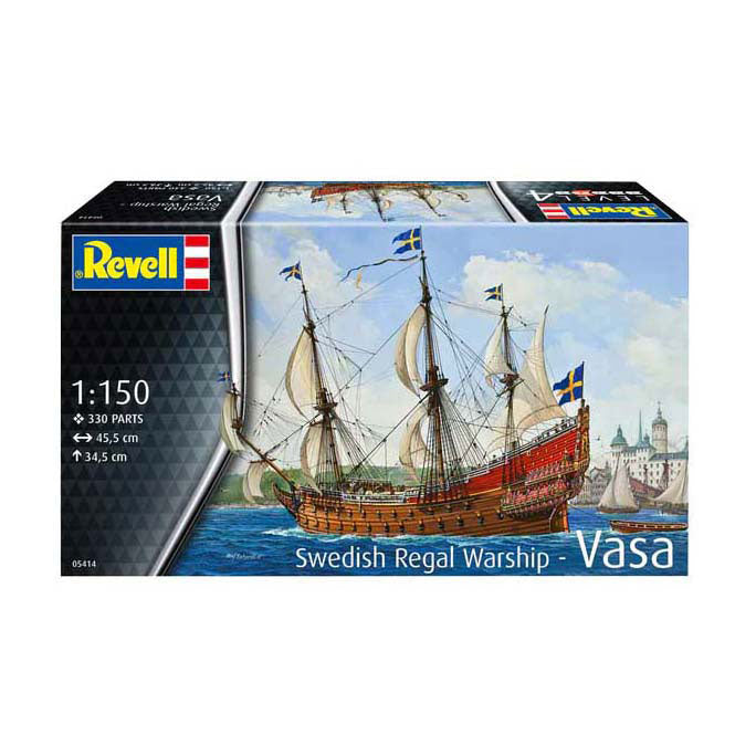Afbeelding laden in galerijviewer, Revell modelbouwpakket - swedish regal ship vasa 1:150 - 330dlg.
