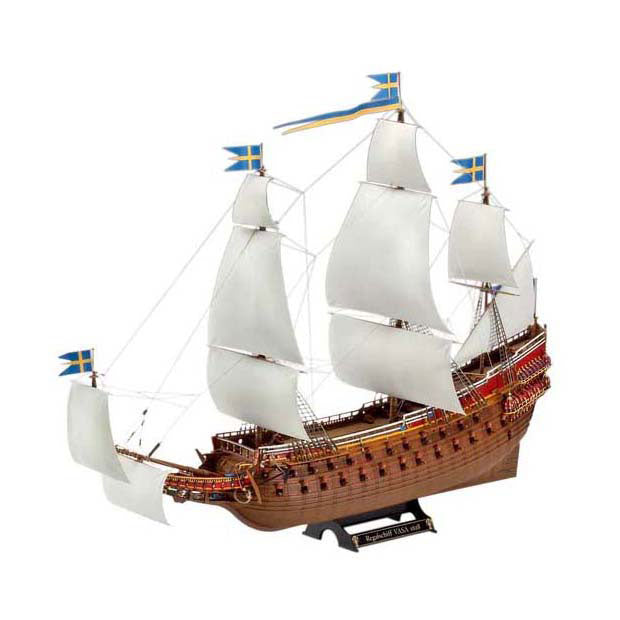Afbeelding laden in galerijviewer, Revell modelbouwpakket - swedish regal ship vasa 1:150 - 330dlg.

