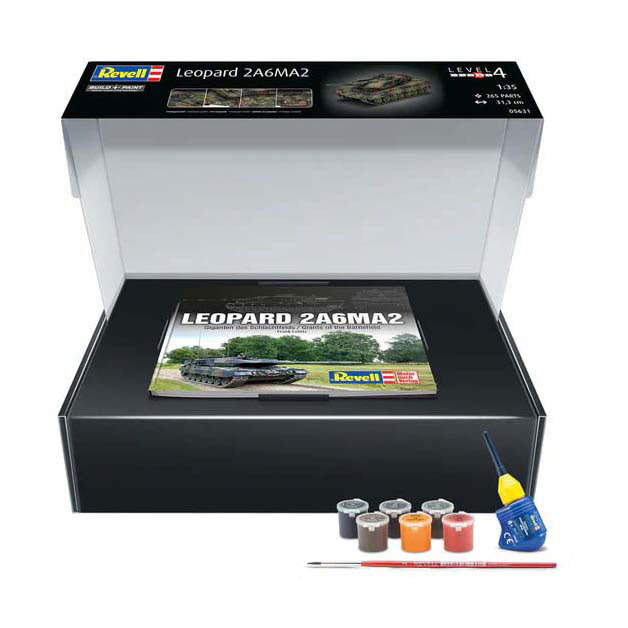 Afbeelding laden in galerijviewer, Revell modelbouwpakket - 70 years bundeswehr: leopard 2 a6a2 1:35 - 265dlg.
