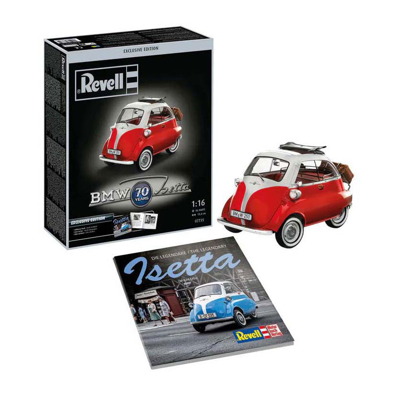 Afbeelding laden in galerijviewer, Revell modelbouwpakket - bmw isetta 250 - 70 years of the isetta 1:16 - 94dlg.
