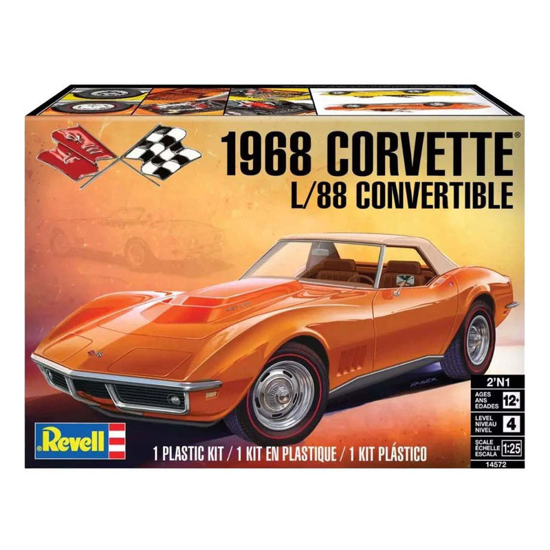 Afbeelding laden in galerijviewer, Revell modelbouwpakket - '68 corvette l-88 roadster 1:24
