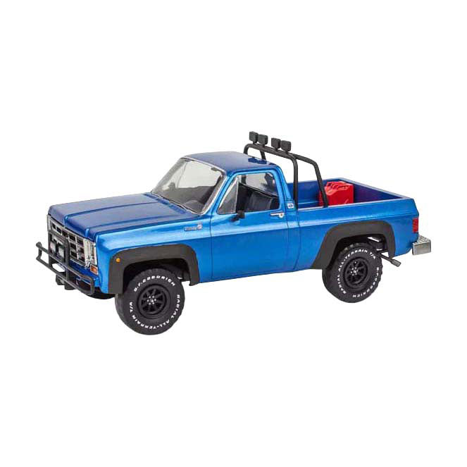 Afbeelding laden in galerijviewer, Revell modelbouwpakket - '78 chevy 4x4 pickup with go-kart 1:25
