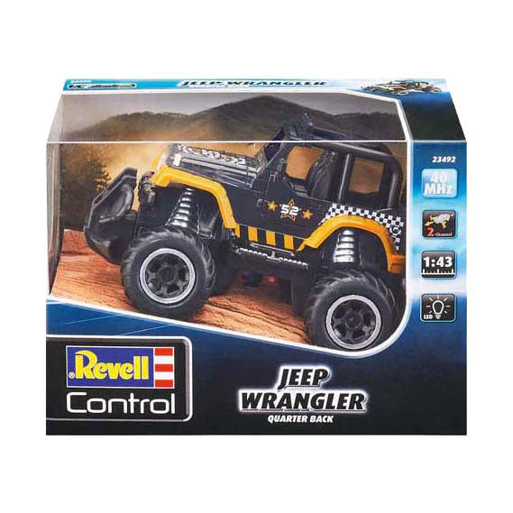 Afbeelding laden in galerijviewer, Revell rc car jeep wrangler quarter back - 1:43

