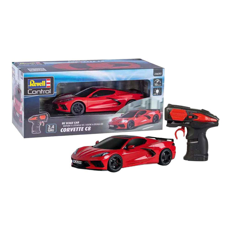 Afbeelding laden in galerijviewer, Revell rc bestuurbare auto - corvette c8 1:24
