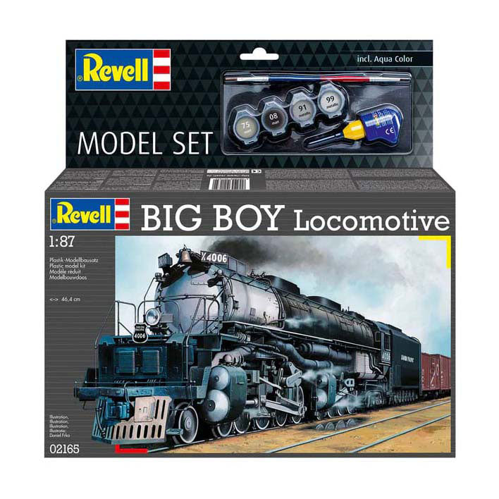 Afbeelding laden in galerijviewer, Revell modelbouwpakket - big boy locomotive 1:87 - 233dlg - incl. basiskleuren verf
