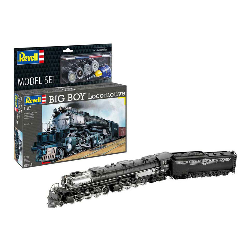 Afbeelding laden in galerijviewer, Revell modelbouwpakket - big boy locomotive 1:87 - 233dlg - incl. basiskleuren verf
