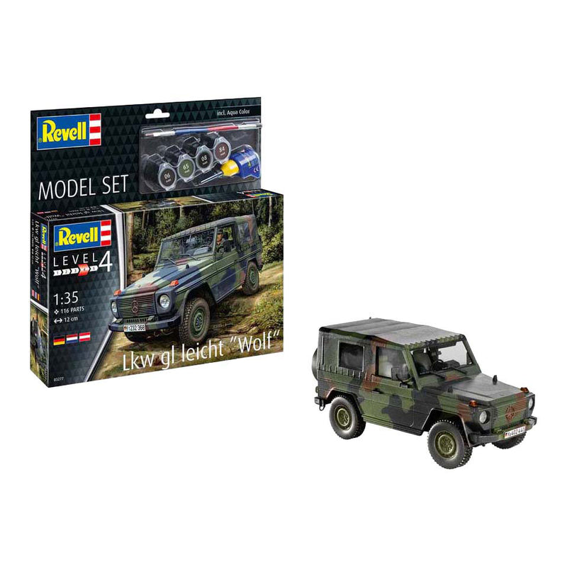 Afbeelding laden in galerijviewer, Revell modelbouwpakket - lkw gl leicht wolf 1:35 - 116dlg.
