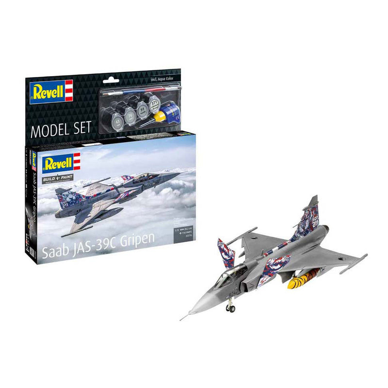 Afbeelding laden in galerijviewer, Revell modelbouwpakket - saab jas-39c gripen 1:72 - 110dlg.
