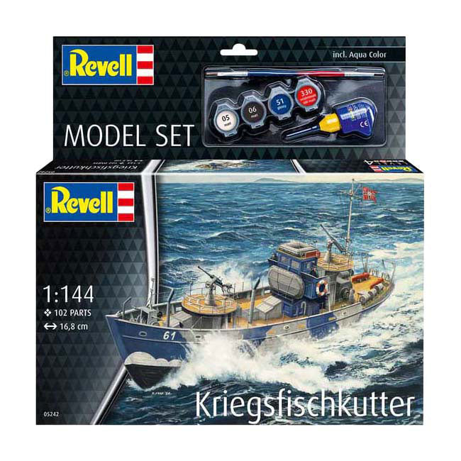 Afbeelding laden in galerijviewer, Revell modelbouwpakket - kfk (kriegsfischkutter) 1:144 - 102dlg.
