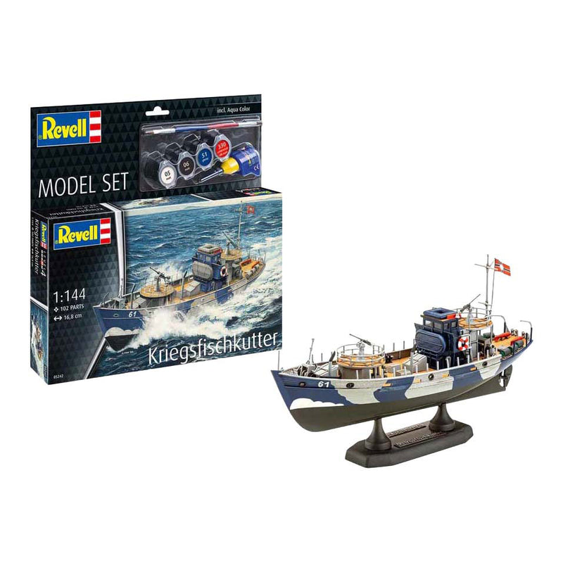 Afbeelding laden in galerijviewer, Revell modelbouwpakket - kfk (kriegsfischkutter) 1:144 - 102dlg.

