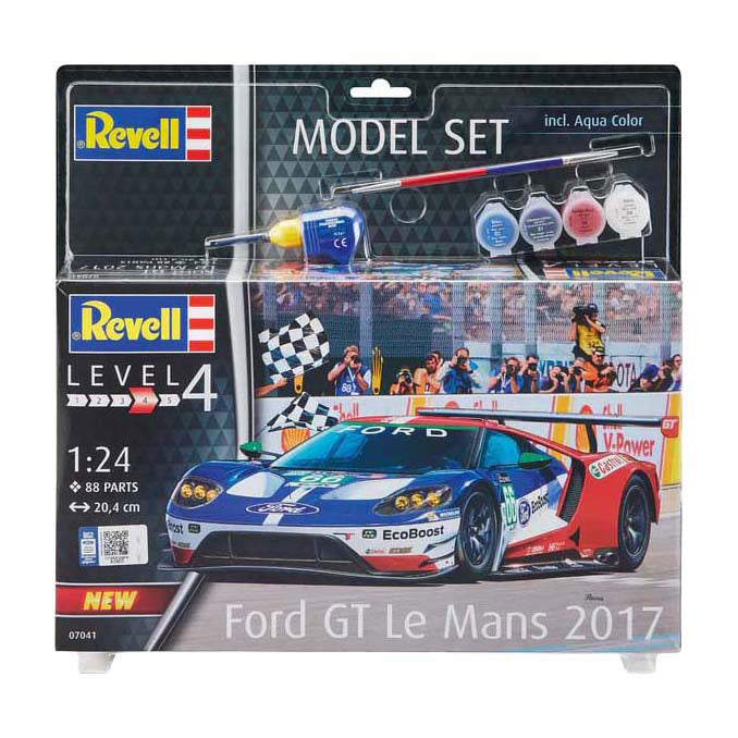 Afbeelding laden in galerijviewer, Revell modelbouwpakket - ford gt le mans 1:24 - 88dlg. - incl. basiskleuren verf
