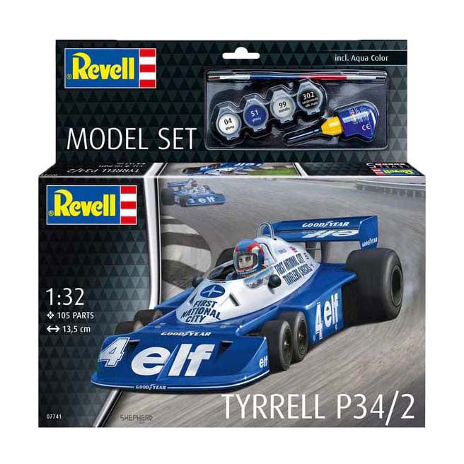 Afbeelding laden in galerijviewer, Revell modelbouwpakket - tyrrel p34 2 1:32 - 105dlg. - incl. basiskleuren verf
