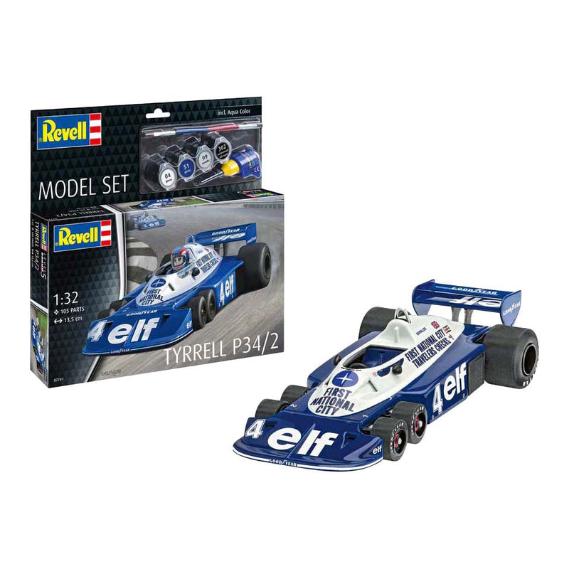 Afbeelding laden in galerijviewer, Revell modelbouwpakket - tyrrel p34 2 1:32 - 105dlg. - incl. basiskleuren verf
