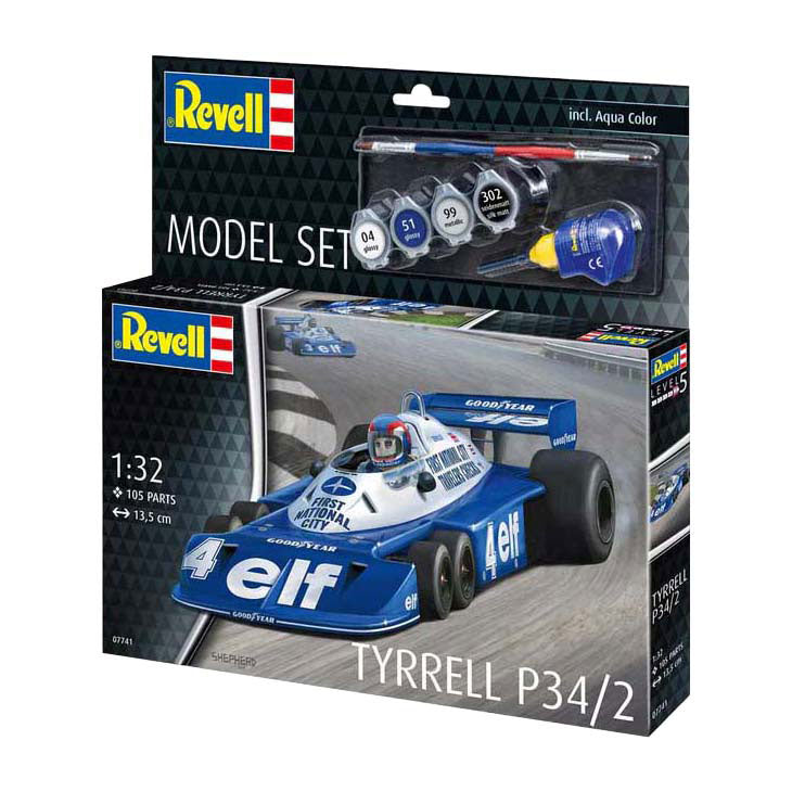 Afbeelding laden in galerijviewer, Revell modelbouwpakket - tyrrel p34 2 1:32 - 105dlg. - incl. basiskleuren verf
