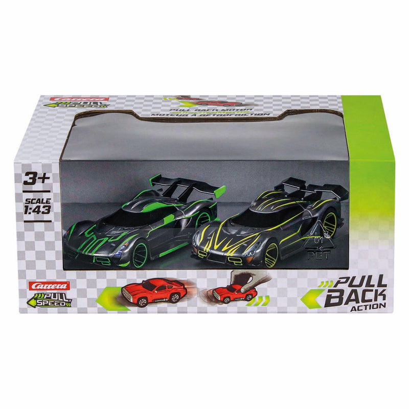 Afbeelding laden in galerijviewer, Carrera pull back hypercars twinpack - 1:43
