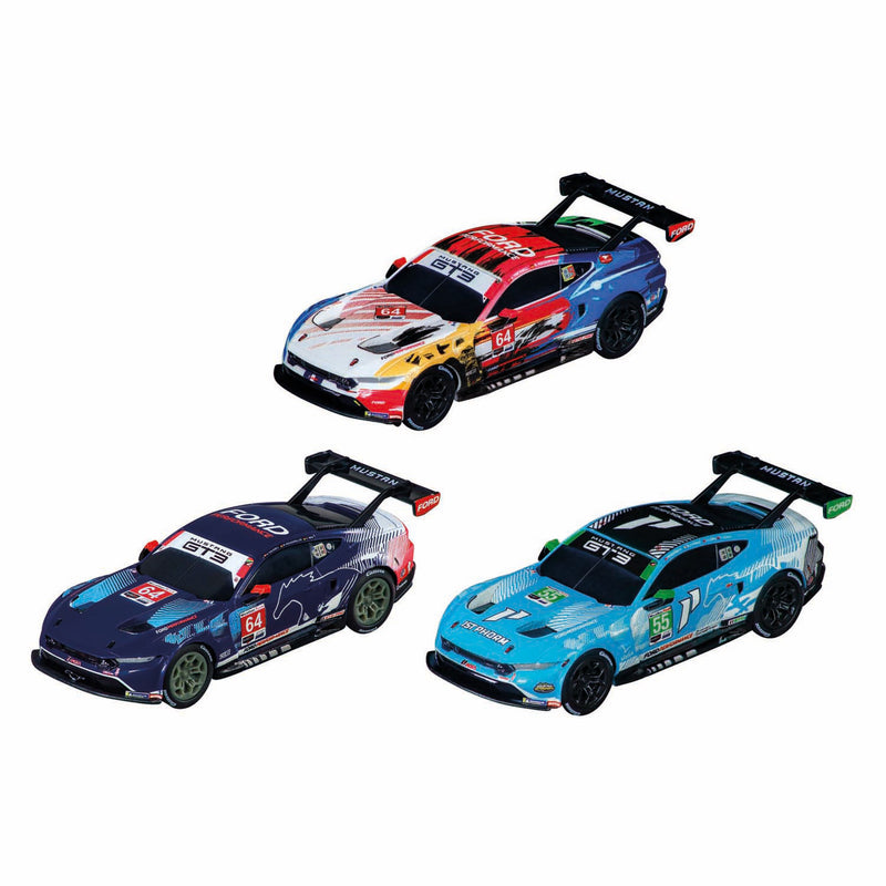 Afbeelding laden in galerijviewer, Carrera pull back ford mustang gt3 1:43 - 3st.

