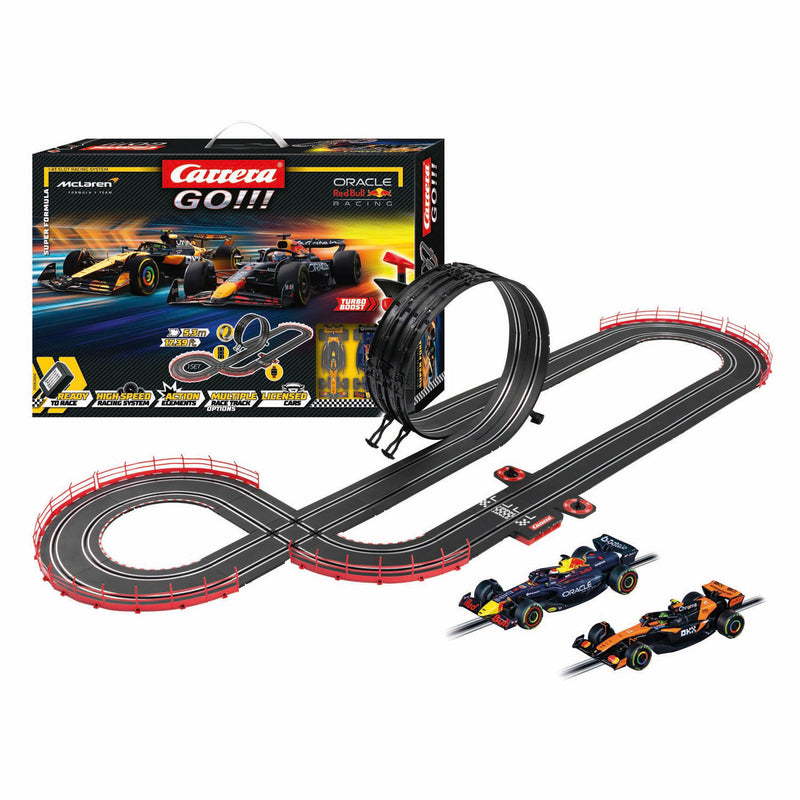 Afbeelding laden in galerijviewer, Carrera go!!! racebaan super formula - m. verstappen, no.1 vs. l. norris, no.4
