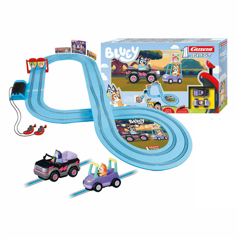 Afbeelding laden in galerijviewer, Carrera first racebaan - bluey vs. bingo let's go 2,9m
