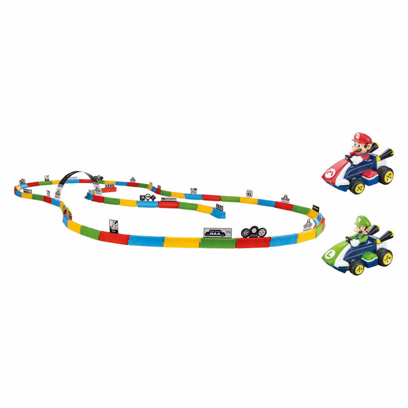 Afbeelding laden in galerijviewer, Carrera rc 2,4ghz mario kart tabletop racing set - mario luigi 1:43
