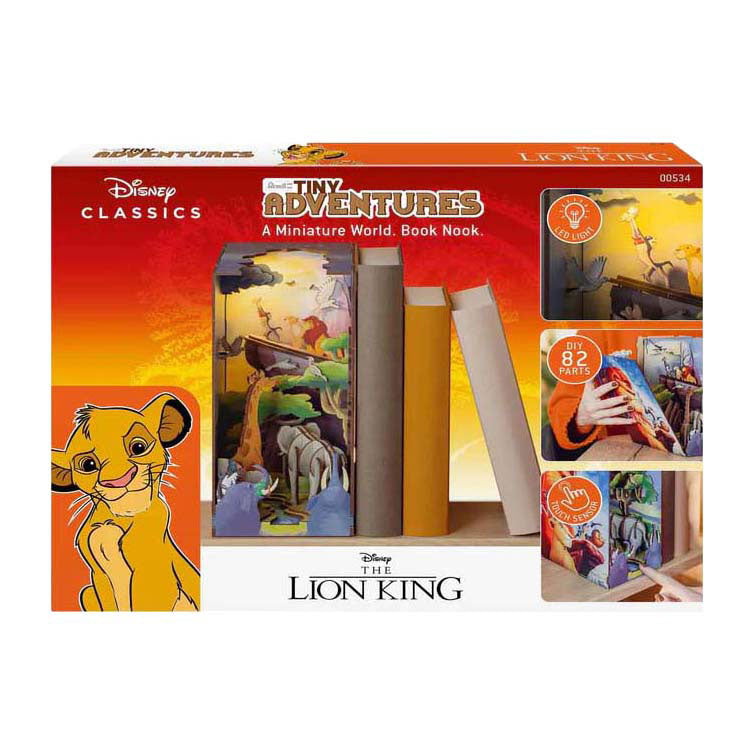 Afbeelding laden in galerijviewer, Disney revell - tiny adventures book nook lion king
