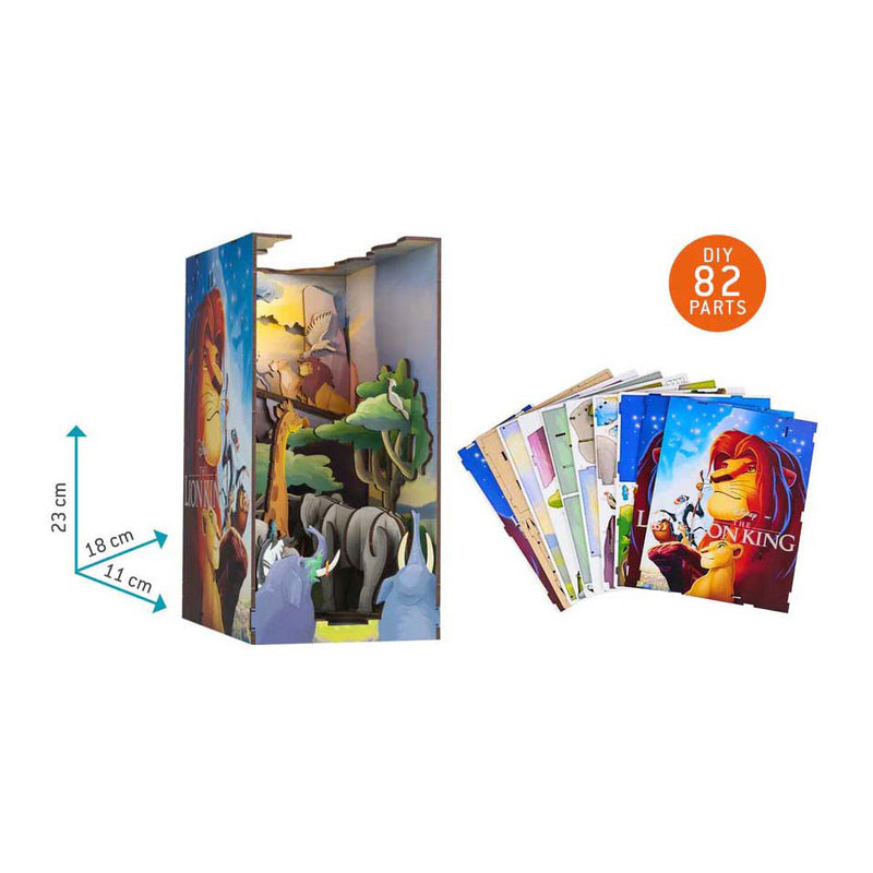 Afbeelding laden in galerijviewer, Disney revell - tiny adventures book nook lion king
