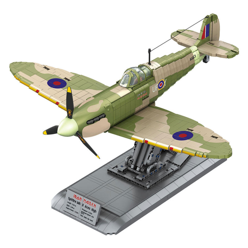 Afbeelding laden in galerijviewer, Revell brick system bouwblokjes iron maiden spitfire mk.ii aces high 1:18 - 2802dlg.
